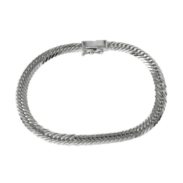 プラチナ850 喜平 ブレスレット トリプル12面 約20cm 約21.18g