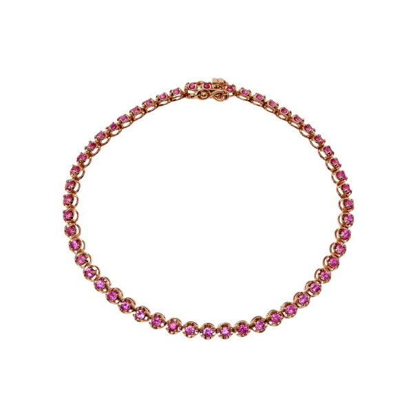 K18ピンクゴールドピンクサファイ...