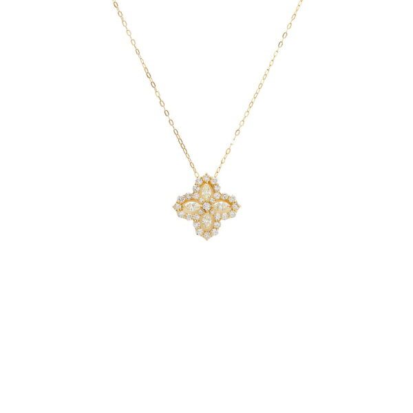 K18イエローゴールド ダイヤモンド ネックレス