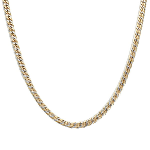 PT850 K18イエローゴールド 喜平 ネックレス ダブル6面 約50cm 約51.23g