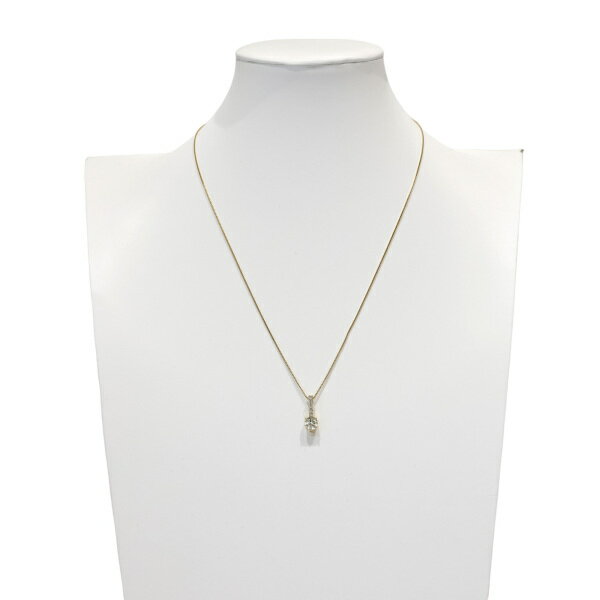 ジェムキャッスルゆきざきのK18イエローゴールド ダイヤモンド ネックレス｜アングル2