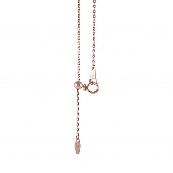 ジェムキャッスルゆきざきのK18ピンクゴールド チェーン ネックレス｜アングル2