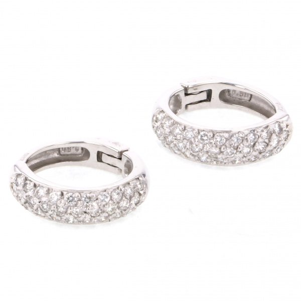 K14WG ホワイトゴールド ダイヤモンド OTHER イヤリング