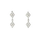 プラチナ900 ダイヤモンド ピアス(4)