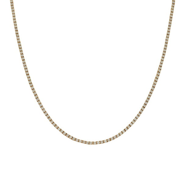 K18イエローゴールド ダイヤモンド テニス ネックレス