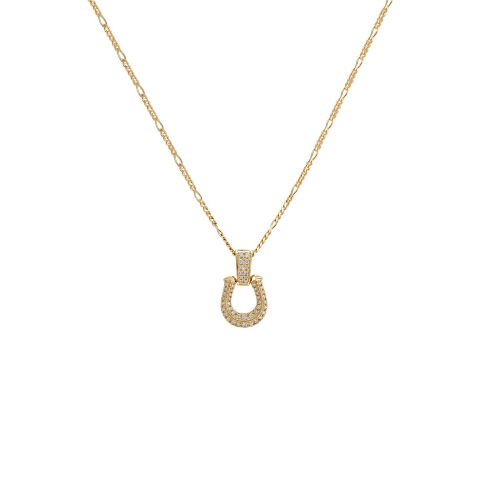 K18イエローゴールド ダイヤモンド ネックレス