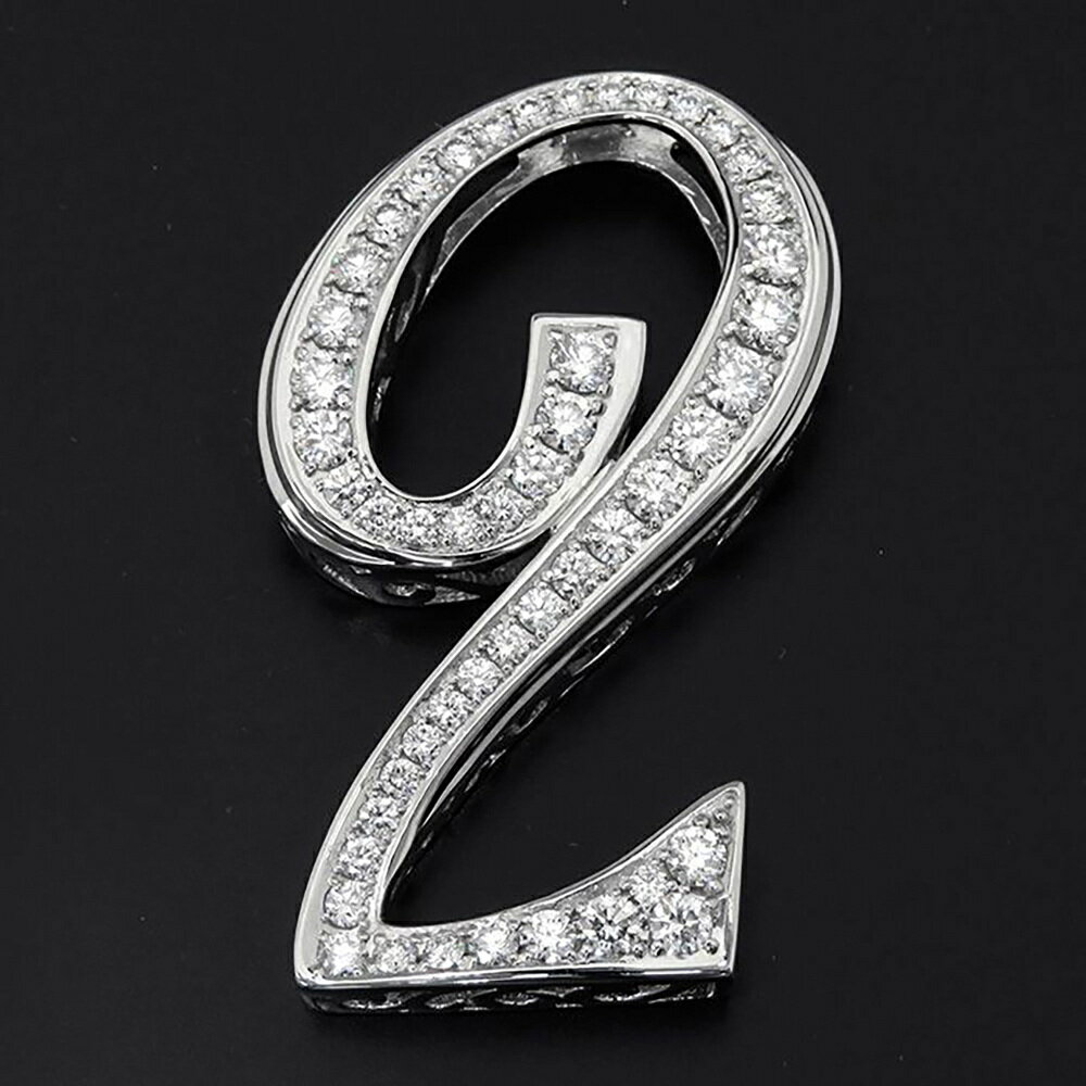 プラチナ900 ダイヤモンド ペンヘッド 2モチーフ