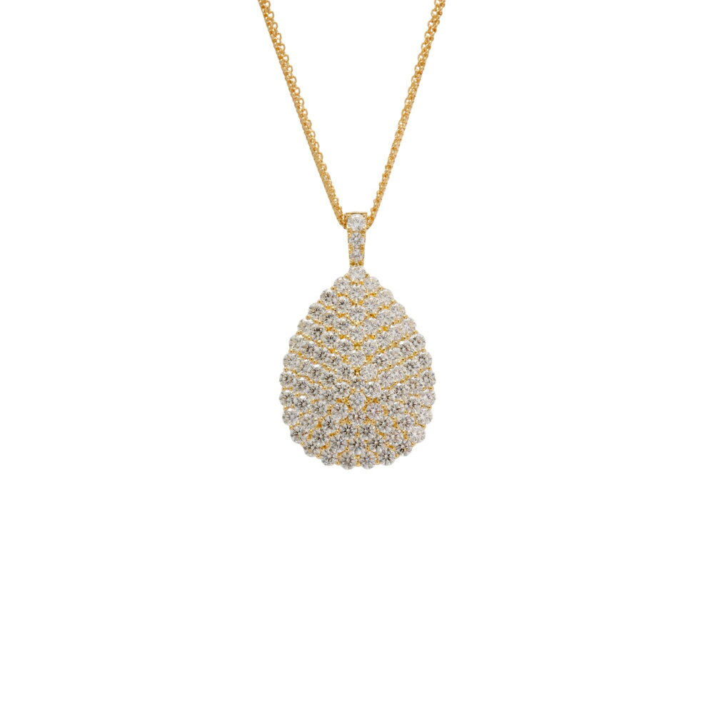 K18イエローゴールド ダイヤモンド ネックレス