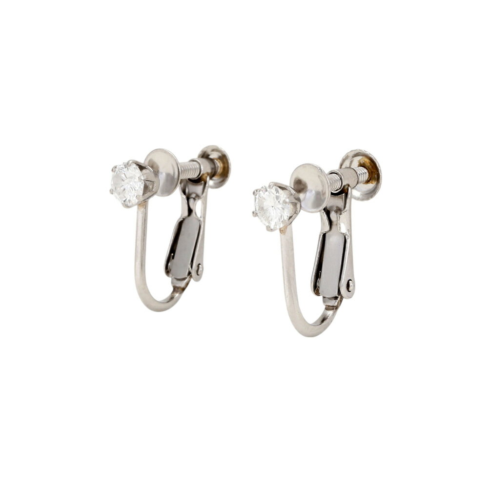 プラチナ900 ダイヤモンド イヤリング