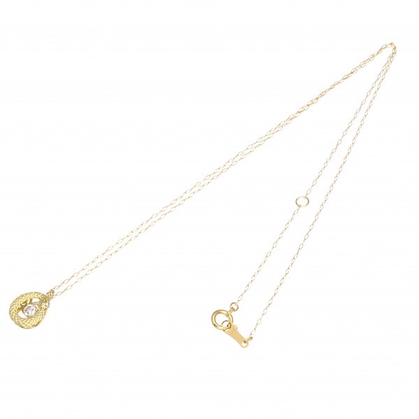 K18イエローゴールド ダイヤモンド ネックレス