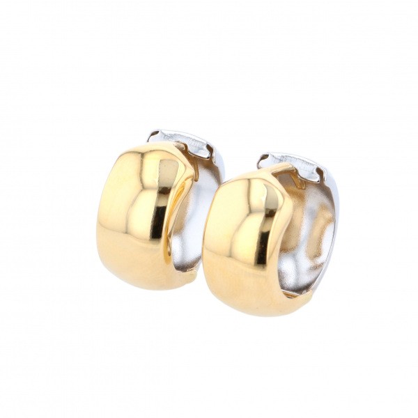 K18イエローゴールド K18ホワイトゴールド ピアス