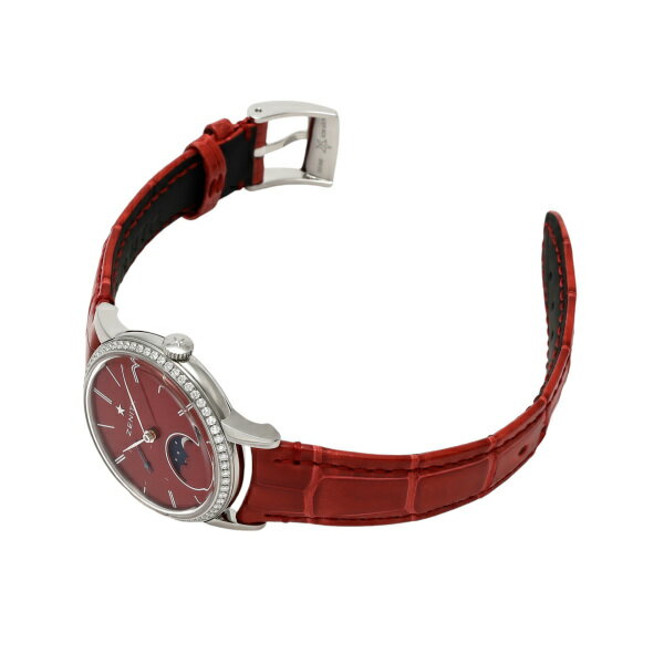 ゼニス ZENITH エリート レディ ムーンフェイズ 世界限定99本 16.2334.692/71.C818 レッド文字盤 腕時計 レディース