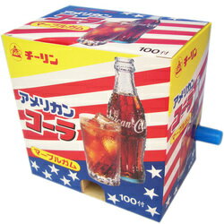 駄菓子！コーラガム！【5％OFF】チーリン　アメリカンコーラマーブルガム（押し出し式）　1入