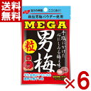 ノーベル MEGA男梅 粒 36g×6袋入 (小袋タイプ メガ男梅) (ポイント消化) (np-2) (賞味期限2026.4月末) (メール便全国送料無料)