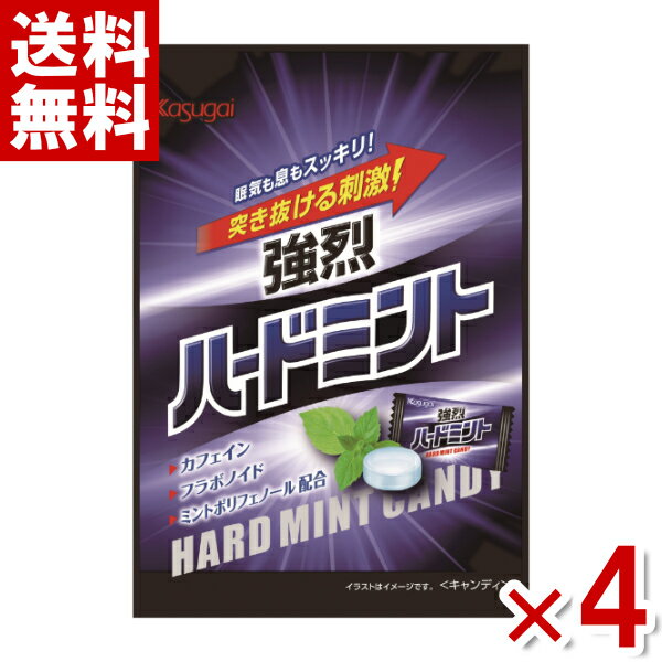 春日井製菓 ハードミント 85g×4袋入 (ミント 飴) (ポイント消化)(np) (賞味期限2024.10月末) (メール便全国送料無料)