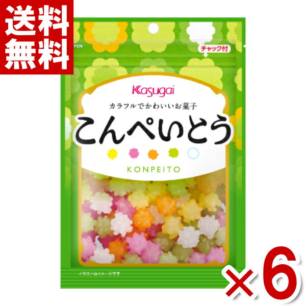 楽天ゆっくんのお菓子倉庫2号店春日井製菓 R こんぺいとう 76g×6袋入 （金平糖 コンペイ糖 お菓子） （ポイント消化） （np）（賞味期限2026.2月末） （メール便全国送料無料）