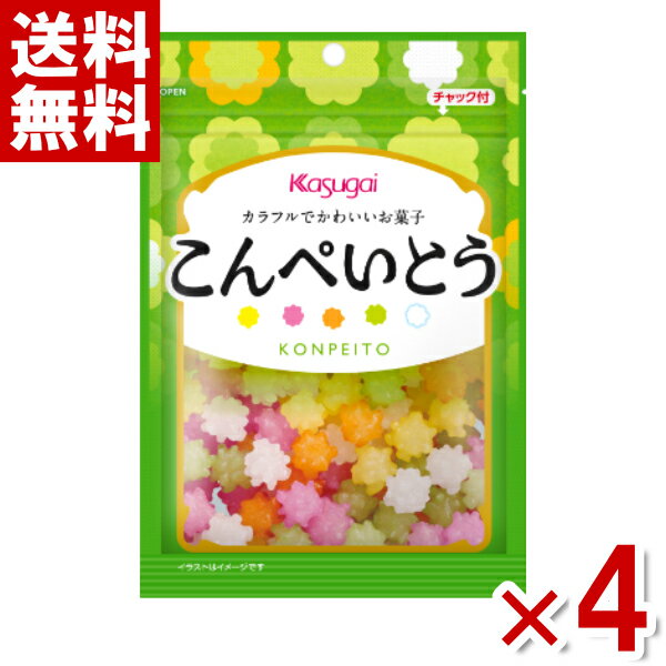 【内容量】 76g 【賞味期限】 メーカー製造日より24ケ月(未開封)です。実際にお届けする商品は、賞味期間は短くなりますのでご了承下さい。 【保存方法】 直射日光、高温多湿をおさけ下さい。 【商品説明】 お客様の声を元にデザインを作りました！ カラフルで可愛いすっきりとした甘さの砂糖菓子です。 特徴である「つの」は大釜でじっくり時間をかけながら作られます。 ※リニューアルに伴い、パッケージや内容量が変更になる場合がございます。あらかじめご了承下さい。 【メール便に関するご注意】 ご注文の前に、必ずご確認ください。 ・商品をばらして詰め合わせた状態での出荷になります。外箱は付きません。 ・メール便は、郵便物と同様に、ポスト投函にて配達するサービスです。 ・代金引換は、ご利用できません。 ・配達日時のご指定はできません。 ・他の商品との同梱はできません。 ・出荷後の、紛失・破損等の補償はございません。 ・商品補償・代引きサ−ビスを希望される方は、宅急便配達でお買い求め下さい。（別料金になります。） ・出荷後、保管期間が過ぎ返送となった場合は、 送料と梱包費用の300円(税別)ご請求をさせて頂きます。また、再送の対応は致しません。 ・複数個ご注文の際は、宅配便で発送する場合もございます。 ・常温便での配送となります。チョコレートやキャンディーなど、溶けの保証は致しかねます。予めご了承ください。 春日井製菓 こんぺいとう 金平糖 コンペイ糖 かすがい 春日井 キャンデー キャンディ キャンディー 飴 アメ あめ 駄菓子 だがし レトロなお菓子 懐かしいお菓子 懐かしい R ゼリービンズ ゼリービーンズ R チャイナマーブル カラフル 可愛い お菓子 おかし おやつ 送料無料 子供会 子ども会 景品 賞品 イベント 販促品 粗品 ノベルティ 卸売り 問屋 箱買い 箱 まとめ買い まとめ売り