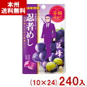 味覚糖 忍者めし 巨峰味 (10×24)240入 (あす楽対応)(Y12)(本州送料無料)