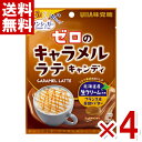 味覚糖 ゼロのキャラメルラテキャンディ 81g×4袋セット (ポイント消化) (np) (賞味期限2026.3月末) (メール便全国送料無料)