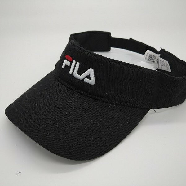 帽子 サンバイザー メンズ 人気ブランド FILA フィラ サイズ調整アジャスター付き コットン100% アメリカンモデル USA 直輸入モデル 男女兼用 送料無料 02692