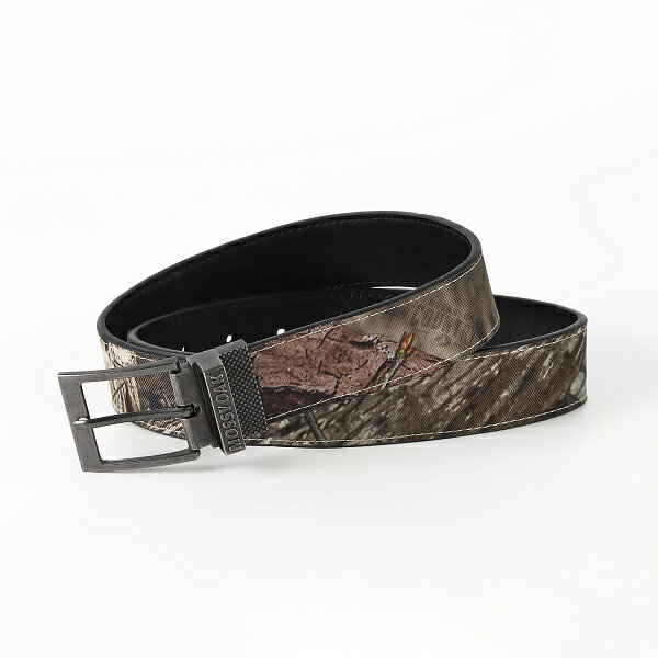 メンズベルト 人気ブランド MOSSY OAK モッシーオーク リバーシブル ベルト 38mm 自然派 アウトドア USA直輸入モデル 01844 送料無料