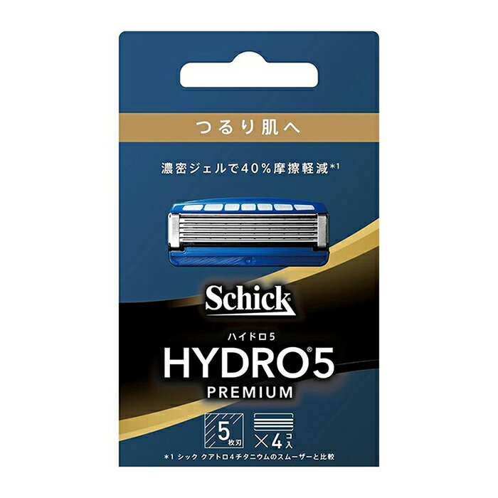 Schick シック ハイドロ5プレミアム つるり肌へ 替刃(4個入)【シック】