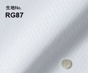 商品説明 生地番号 RG87 素材 形態安定　綿50％　ポリエステル50% 色・柄 白無地/ドビー 柔らかさ 普通 生地の厚さ 少し薄い 特徴 さりげないダイヤ柄織りの白無地。光沢感があります。ポリエステルの耐久性と速乾性を備えつつ、コット...