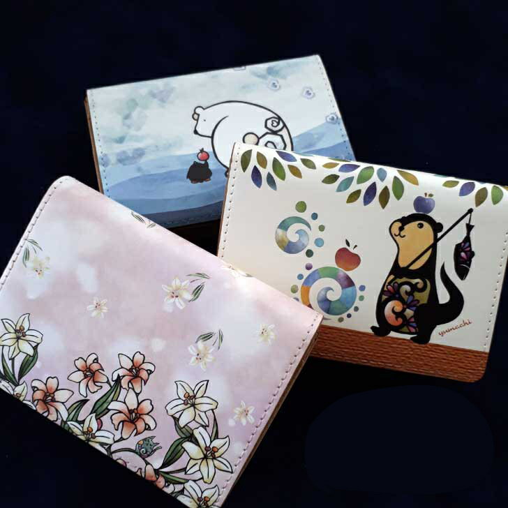 名刺入れ カードケース 大容量 かわいい 送料無料 アクセサリーケース レディース おしゃれ シロクマ ..