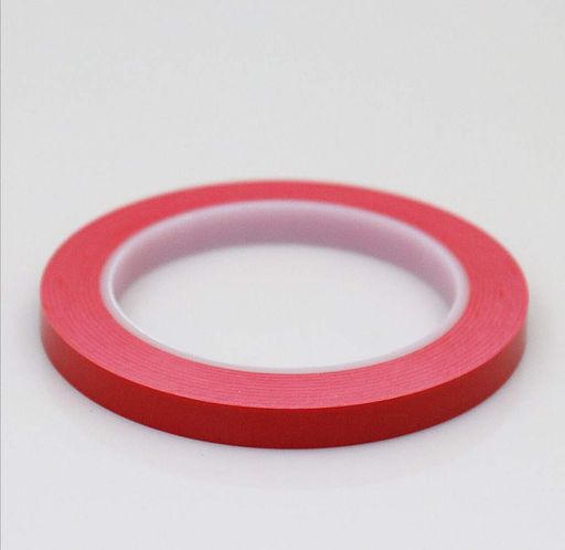 耐水多機能ラインテープカッティングシート車バイク用耐水テープ防水シール赤白青色幅5mmx66m【SiSe9】(赤)