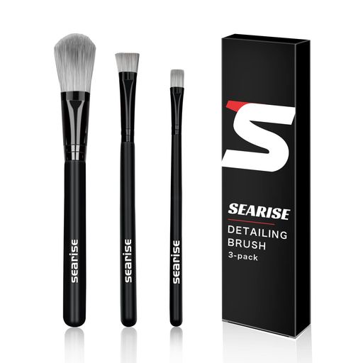 SEARISEディテールブラシ洗車ブラシディテーリングブラシ極細タイプエンブレム隙間など細部洗浄用3本セット