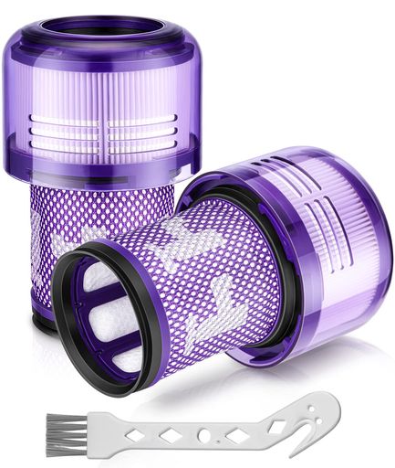 ダイソン 掃除機 V12 用 フィルター SV20 SV30 V12 DETECT SLIM FLUFFY 掃除機フィルター 交換フィルター コードレス掃除機 互換フィルター 交換品 水洗いOK 2個入り