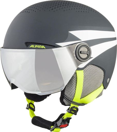 ALPINA(アルピナ) 子供用スキースノーボードバイザーヘルメット ダイヤル式サイズ調整 ZUPO VISOR 51-55 CM