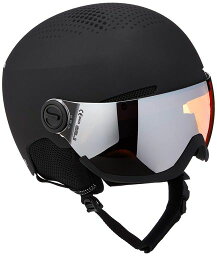 ALPINA(アルピナ) スキースノーボードバイザーヘルメット ミラーバイザー サイズ調整可 ARBER VISOR ブラックマット 58-61 CM