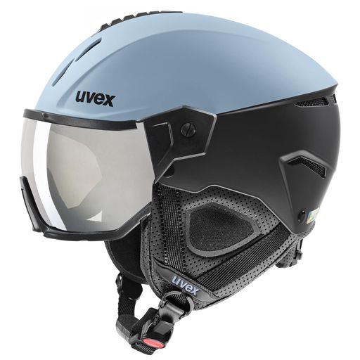 UVEX スキースノーボードバイザーヘルメット ダイヤル式サイズ調整 開閉式ベンチレーション INSTINCT VISOR グレイシ…