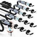 CLENYE マグネット 充電ケーブル 【5本セット/0.5+1MX2+2M+3M&12コネクタ】 LEDライト内蔵 USBケーブル 3IN1 充電器 マグネット 540°回転可能 急速充電 防塵 USBC MICRO USB PHONE(2)
