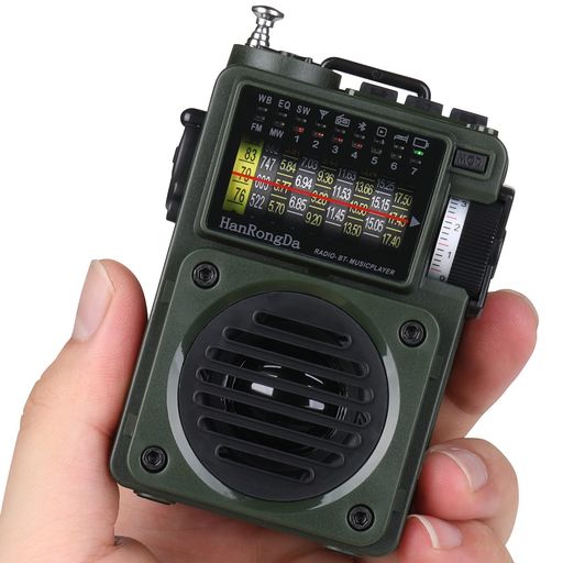 HANRONGDA BLUETOOTHԡ BCL饸 MICROSDб FM/AM/û/磻FMб ż MP...