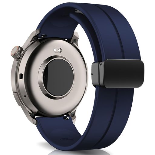 [ROSOKI] 22MM バンド AMAZFIT BIP 5 UNITY/AMAZFIT BALANCE/AMAZFIT BIP 5 / AMAZFIT GTR 47MM 対応 バンド シリコン製 マグネット付き スポーツバンド ストラップ 替えバンド