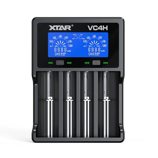 XTAR VC4H `E[d dr[d 3.6V/3.7V`ECIdr 10400~32650 یHt21700drΉ 1.2V jbPfdr/jJhdrΉ AAAA/AAA/AA/A/SC/C TYPE-C