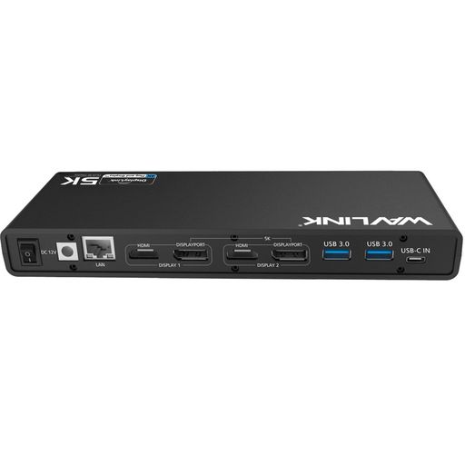 WAVLINK ɥå󥰥ơ TYPE C DOCK/ǥ奢4K/5Kǥץ쥤/DP/HDMI/6*USB-A3.0/...