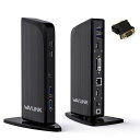WAVLINK 13-IN-1 USB C ドッキングステーション トリプルモニターユニバーサルパソコンドック USB-C PCドッキングステーション 100W PD USB-C 4K HDMI 2K HDMI DVI 4XUSB 3.0ポート(2)