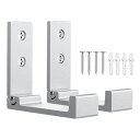 折りたたみ式ウォールフックVKOSHA2個入り折りたたみ式フック耐荷重33ポンド/15kg壁取り付け高耐久錆びないアルミニウム合金折りたたみ式コートフック4本の...