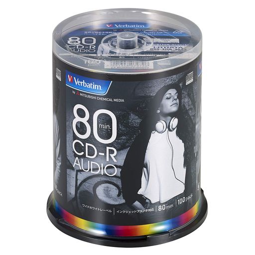 С٥ॸѥ(VERBATIM JAPAN)  CD-R 80ʬ 100 ۥ磻ȥץ󥿥֥ 48® MUR80FP10...