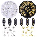 ネイルスタッズ2個セット3D立体貝殻ヒトデ巻貝ウミガメネイルパーツスタッズメタルパーツシルバーゴールドシェル貝ヒトデネイルアートパーツ海系夏サマージェルネイルネ...