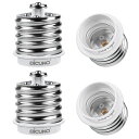 DICUNO E39→E26 口金変換アダプター 電球ソケット 最大仕事率200W 165度耐熱 4個セット