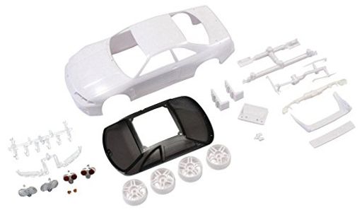 京商スカイラインGT-RR33Vスペックホワイトボディセットホイール付き未塗装ボディMZN182