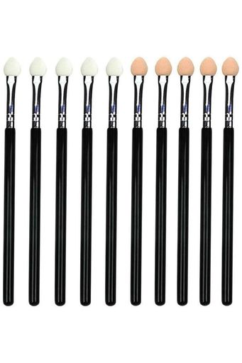 YFFSFDCアイシャドウチップスポンジチップ10本セット多機能アイシャドウブラシメイクブラシリップブラ..