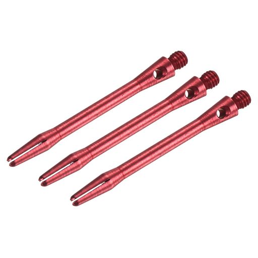 PATIKIL48MMアルミダーツシャフトミディアム2BAスレッドダーツステムダーツアクセサリー投げ装具スチールチップ用3個レッド