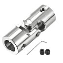 DMiotech1個12mm-12mm回転可能ユニバーサルステアリングシャフトUジョイントカプラーカプラーコネクターモーター3DプリンターCNCマシン用