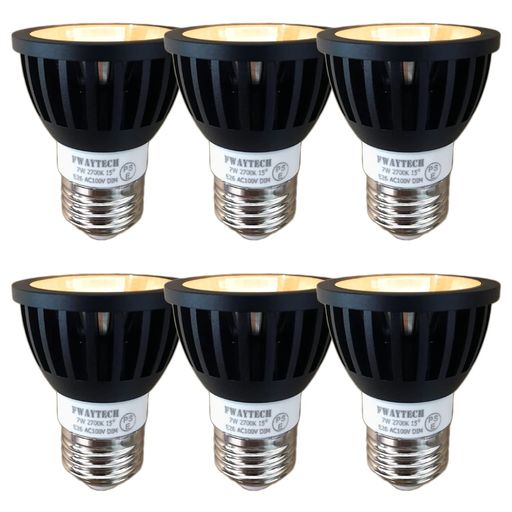 FWAYTECH LEDݥå E26  ֥å Ĵб 7W LEDϥŵ60W~75W ȥ졼LED...