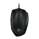LOGICOOL G ゲーミングマウス G600T 有線 USB 接続 LIGHTSYNC RGB MMO ゲーム 20個ボタン 多ボタン PC WINDOWS MAC ブラック 国内正規品 【 ファイナルファンタジーXIV 推奨周辺機器 】